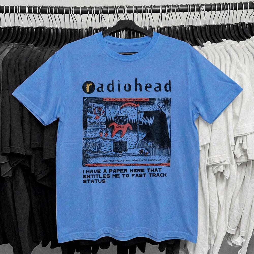 Blue Radiohead T Shirt